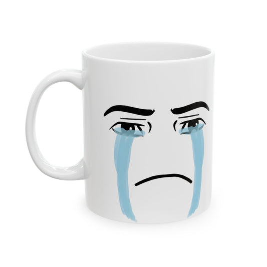 Crying Face Mug | Emotional Coffee Mug for Real Moods (11oz / 15oz)