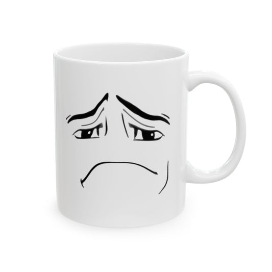 Low Battery Mug – Funny Emotional Coffee Cup