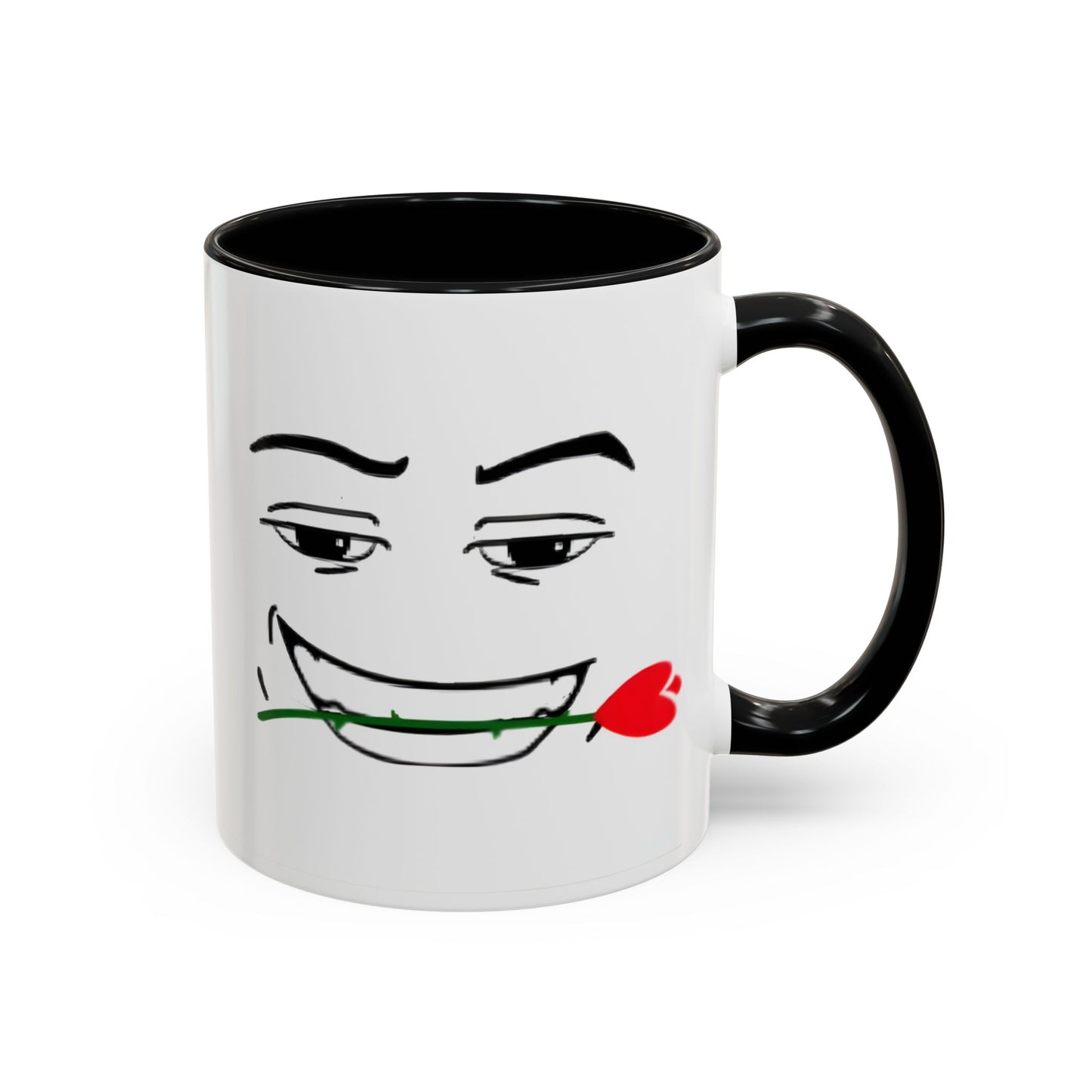 Flirty Smirk Rose Mug 😏🌹  Romantic Attitude Gift (11oz, 15oz)