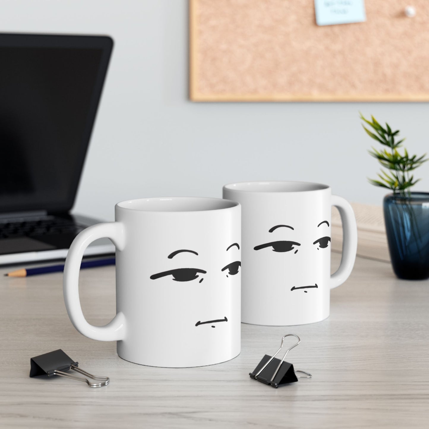 No Mood Mug –  Face Coffee Cup