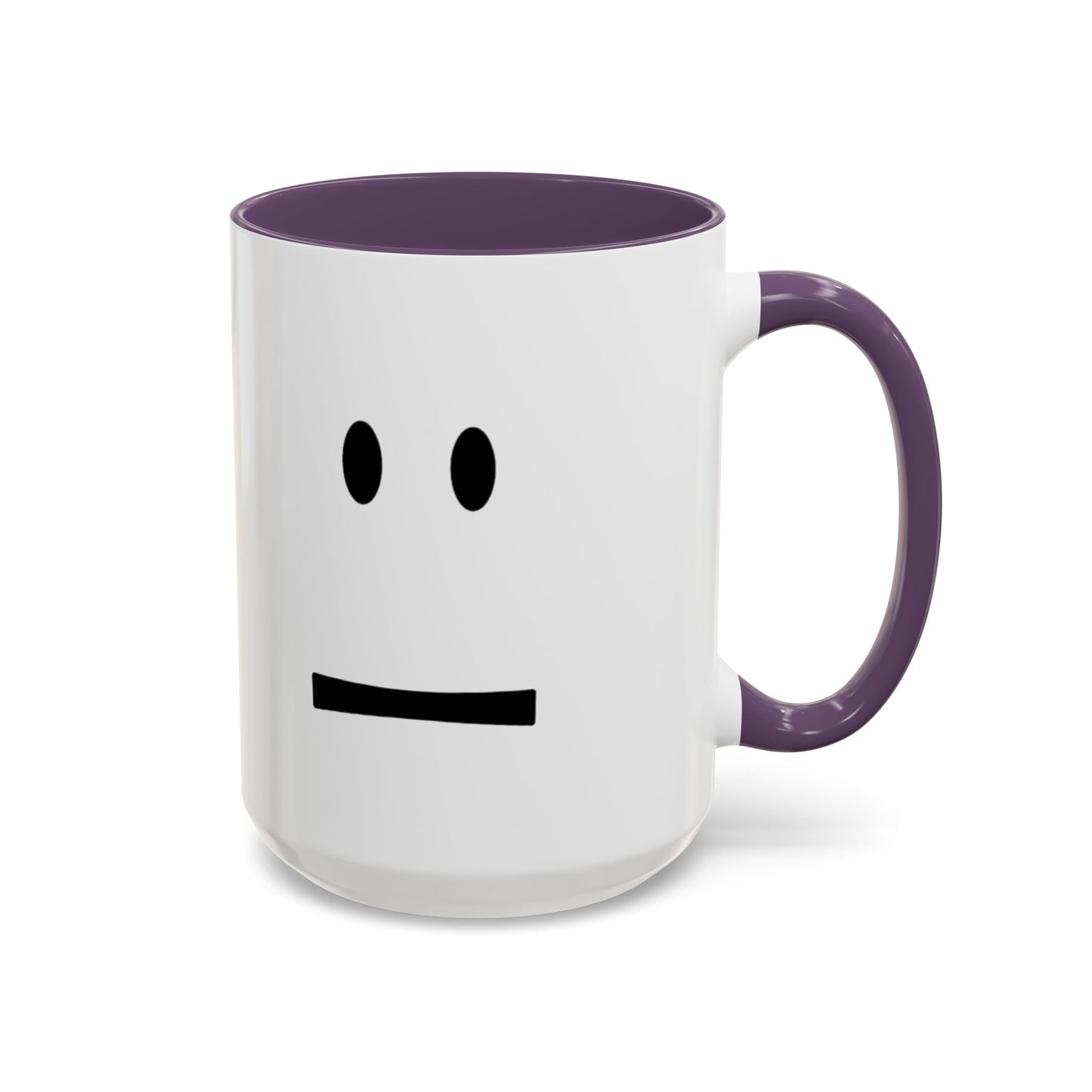 Minimalist Face Mug 😐 | Simple Aesthetic Coffee Mug | Calm Mood Cup (11oz, 15oz)
