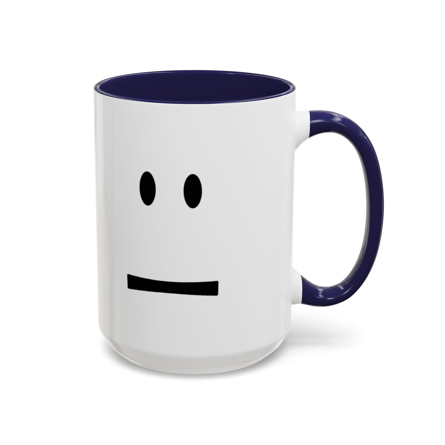 Minimalist Face Mug 😐 | Simple Aesthetic Coffee Mug | Calm Mood Cup (11oz, 15oz)