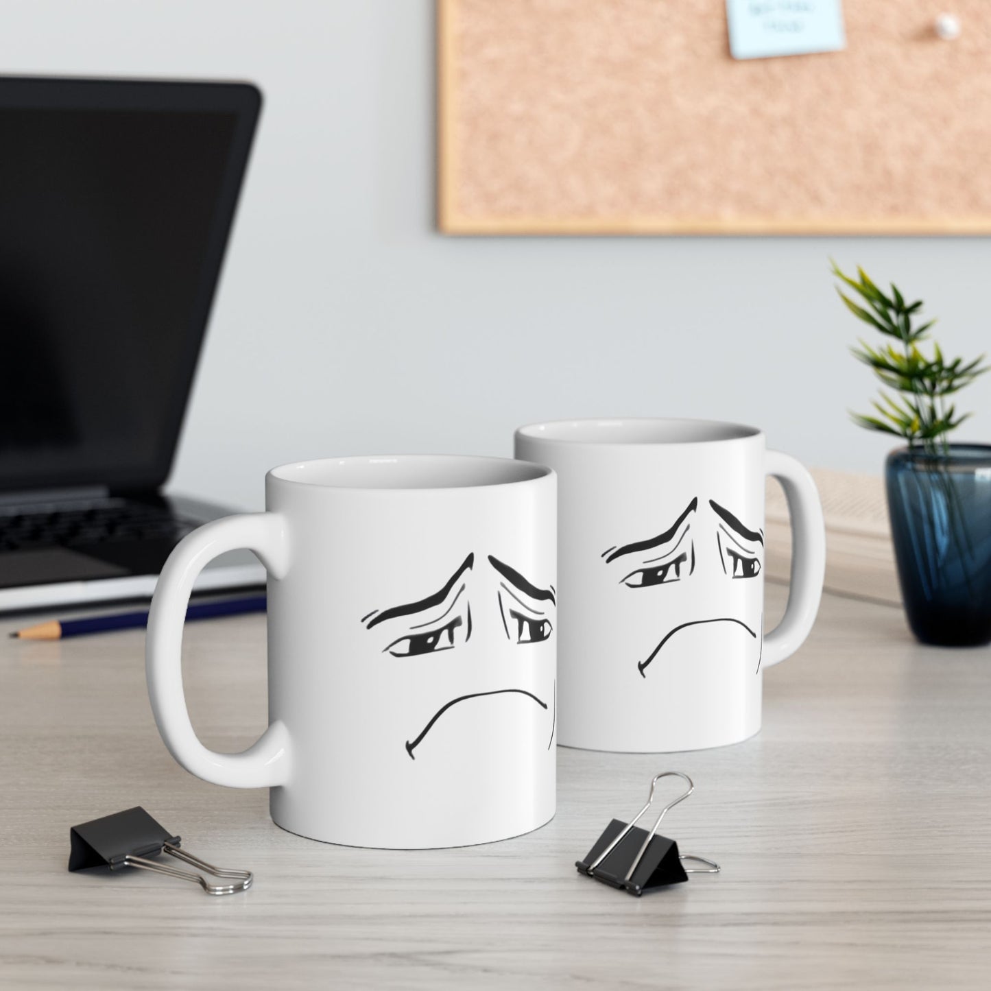 Low Battery Mug – Funny Emotional Coffee Cup