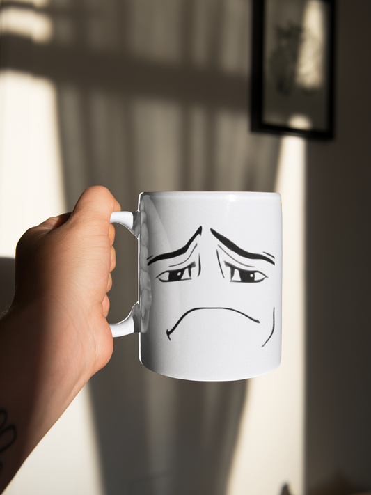 Low Battery Mug – Funny Emotional Coffee Cup