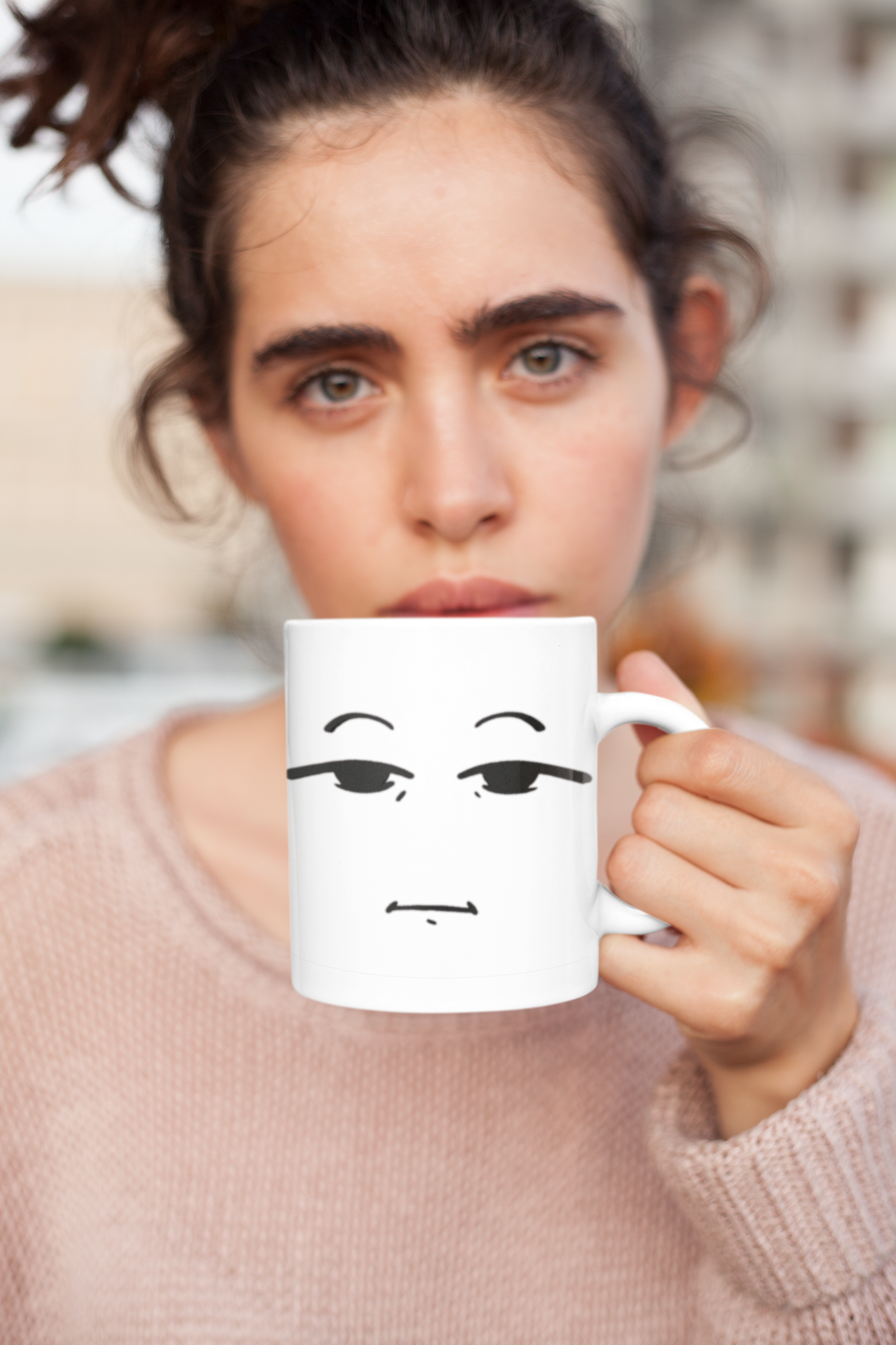 No Mood Mug –  Face Coffee Cup