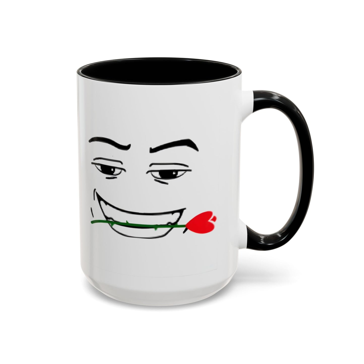 Flirty Smirk Rose Mug 😏🌹  Romantic Attitude Gift (11oz, 15oz)