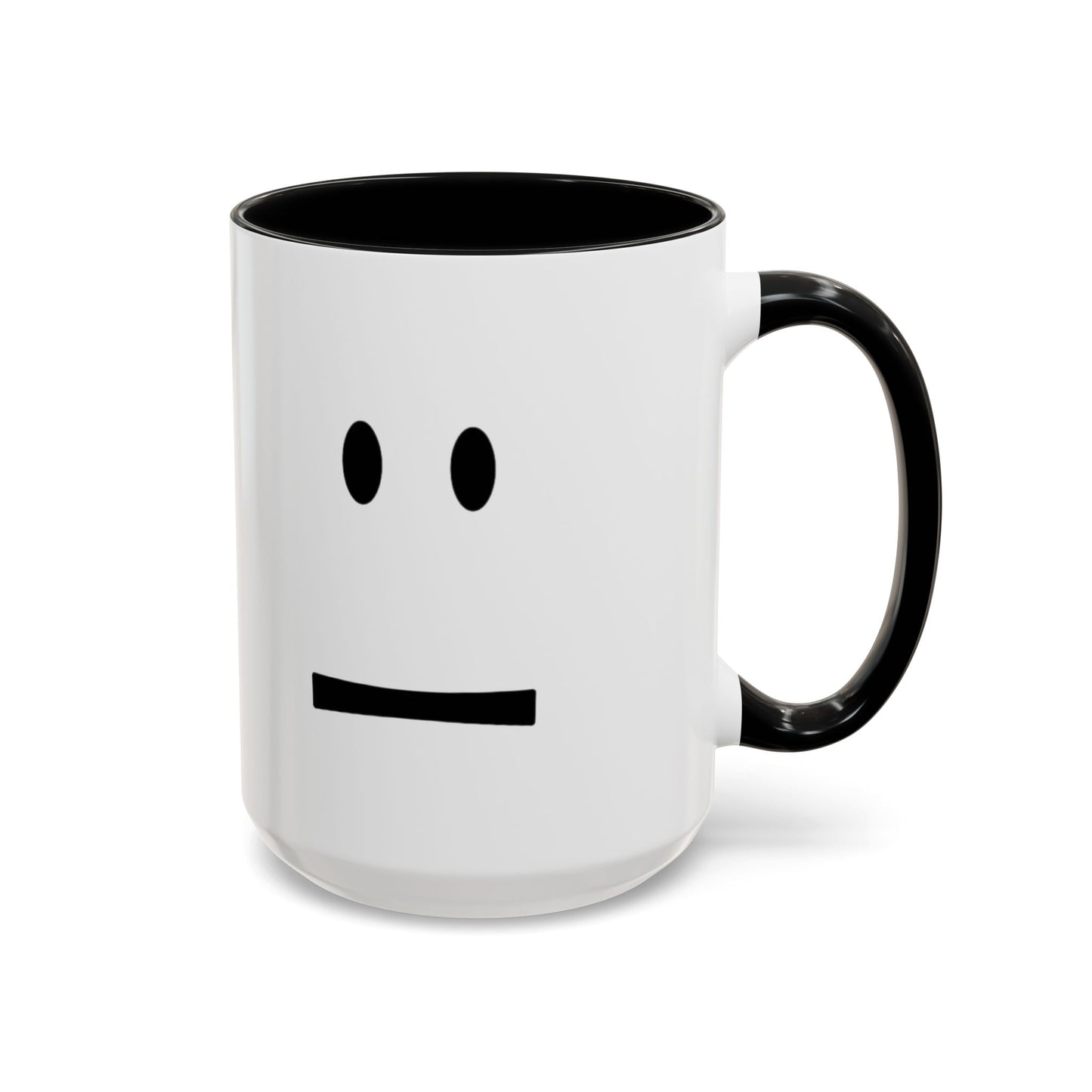 Minimalist Face Mug 😐 | Simple Aesthetic Coffee Mug | Calm Mood Cup (11oz, 15oz)