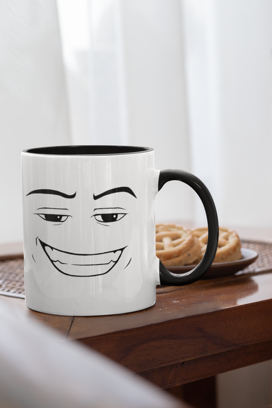 Mischievous Smirk Mug 😏 | Funny Meme Coffee Mug | Bold Attitude Cup